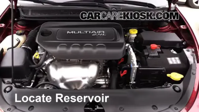 2015 Dodge Dart SXT 2.4L 4 Cyl. Liquide essuie-glace Ajouter du liquide